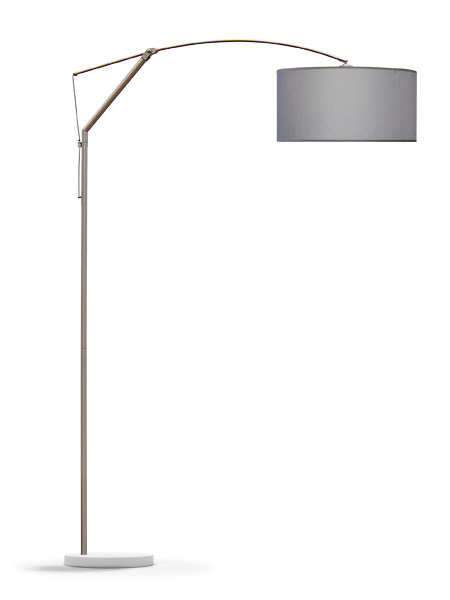 Floor Lamp Brushed Nickel, Cantilever Floor Lamp