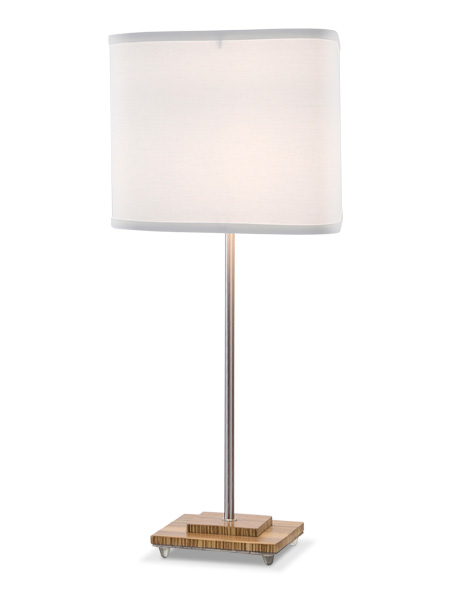 Thorne Zebra Wood Desk Commercial Lighting Table Lamp Seascape Lamps